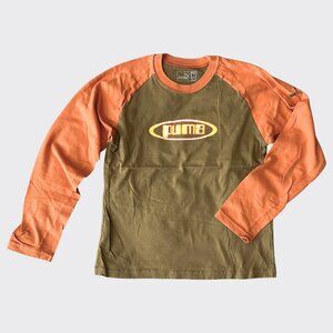 Vintage PUMA Raglan Long Sleeve T-Shirt Made in Japan Women’s M Y2K